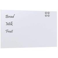 Wandmagneetbord 100x60 cm gehard glas wit - thumbnail