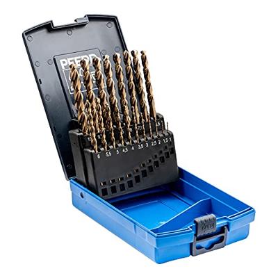 PFERD TOOLS 25203703 SET SPB DIN 338 HSSE N 1-10 INOX 19 Metaal-spiraalboorset 19-delig 1 mm, 1.5 mm, 2 mm, 2.5 mm, 3 mm, 3.5 mm, 4 mm, 4.5 mm, 5 mm, 5.5 mm, 6 PFERD TOOLS 25203703 SET SPB DIN 338 HSSE N 1-10 INOX 19 Metaal-spiraalboorset 19-delig 1 mm, 1.5 mm, 2 mm, 2.5 mm, 3 mm, 3.5 mm, 4 mm, 4.5 mm, 5 mm, 5.5 mm, 6