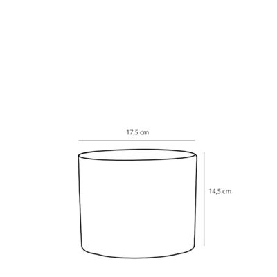 Era pot round gold relief H14,5 x D17,5 cm stenen binnenpot Mica Decorations - Mica decorations