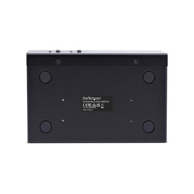 StarTech.com 2-Port Dual-Monitor DisplayPort en HDMI KVM Switch, 4K 60Hz, 2-Port USB Hub, 5Gbps, 2x USB HID Ports, TAA