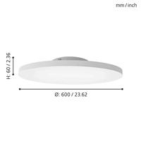 Eglo PlafonnièreZigbee Turcona-Z Ø 60cm - 900056 - thumbnail