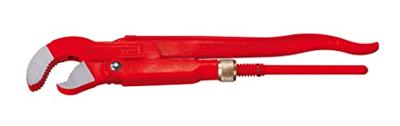 Rothenberger Pijptang, schuine bek | totale lengte 320 mm spanwijdte 34 mm | voor buizen 1 inch | 1 stuk - 070122X 070122X