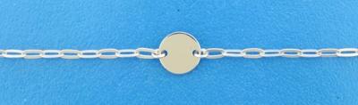 TFT Armband Zilver Rondje 2,6 mm 16 + 3 cm