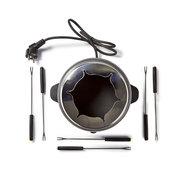 Nedis Fondueset | 6 Personen | 2.3 l | Regelbare temperatuur | 800 W | 1 stuks - FCFO110EBK6 FCFO110EBK6 - thumbnail
