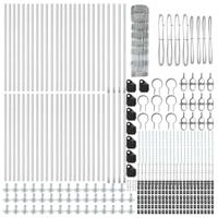 Weidehekwerk Zilver 100 x 0.8 m Gegalvaniseerd staal - thumbnail