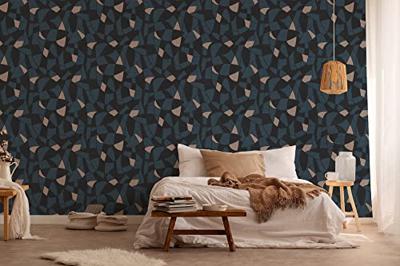 AS Creation Antigua - Zwart - Geometrisch Behang - 390935