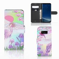 Samsung Galaxy S8 | Telefoonhoesje | Met pasjeshouder | Bird - thumbnail