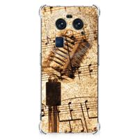 OPPO Find X6 Anti-shock Hoesje met foto Bladmuziek - thumbnail