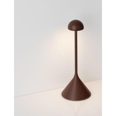 Lyora TafellampDalt roestbruin oplaadbaar met USB - 9030145