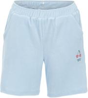Badstoffen korte pyjamabroek blauw - thumbnail