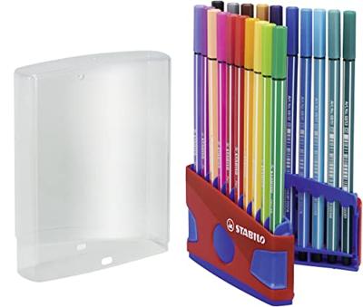 STABILO Viltstift Pen 68 ColorParade 6820-04 Veelkleurig gesorteerd 1 mm 20 stuk(s) STABILO Viltstift Pen 68 ColorParade 6820-04 Veelkleurig gesorteerd 1 mm 20 stuk(s)