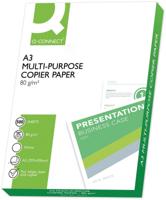 Q-CONNECT kopieerpapier, ft A3, 80 g, pak van 500 vel, wit - thumbnail