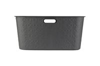 Curver Softex wasmand 45 liter antraciet - thumbnail