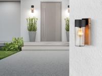 Globo Hout look buitenlampEtsi - 31975 - thumbnail