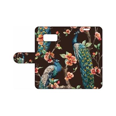 Samsung Galaxy S8 | Telefoonhoesje | Met pasjeshouder | Pauw met Bloemen