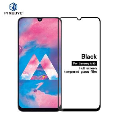 PINWUYO 9u 2.5 D volledige lijm gehard glas film voor Galaxy M30 PINWUYO 9u 2.5 D volledige lijm gehard glas film voor Galaxy M30