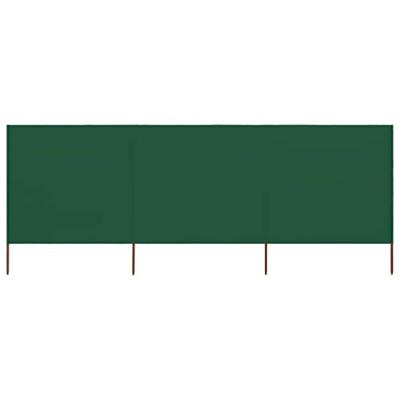 Windscherm 3-panelen 400x120 cm stof groen Windscherm 3-panelen 400x120 cm stof groen