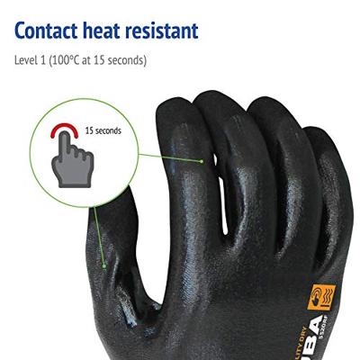 Werkhandschoenen JUBA Zwart Nitril Maat 8 Werkhandschoenen JUBA Zwart Nitril Maat 8