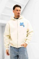 Croyez Botanique Zip Hoodie Heren Gebroken Wit/Blauw - Maat XS - Kleur: Gebroken WitBlauw | Soccerfanshop - thumbnail