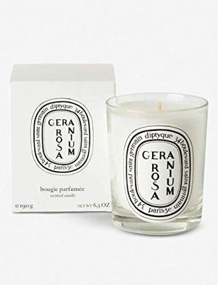 Diptyque Geranium Rosa Scented Candle 190 g Kaarsen