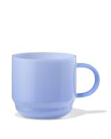 HEMA Mok 260ml opaque borosilicaatglas (blauw) - thumbnail