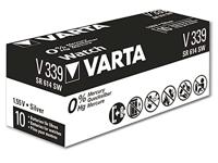Varta Knoopcel 339 1.55 V 1 stuk(s) 12 mAh Zilveroxide SILVER Coin V339/SR614 NaBli 1 - thumbnail