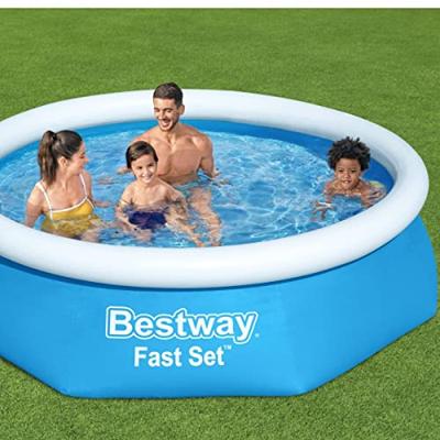 Bestway Zwembad Fast Set opblaasbaar rond 244x66 cm 57265