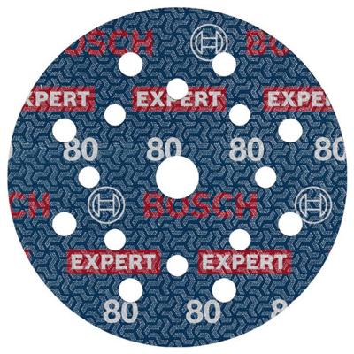 Bosch Accessoires EXPERT Schuurschijf O780 met film onderlaag, 125 mm, G80, 50x - 2608902409