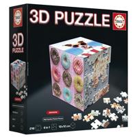 3D Puzzel - EDUCA - Kubus Esthetiek - 216 Stukken - 6 Puzzels van 36 Stukken - Uitdaging 8 Jaar + (20125) - thumbnail
