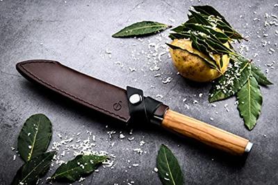 FORGED - Leather Forged - Leren hoes Santoku 14cm