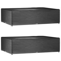 Tuinmeubelhoezen 2 st 16 oogjes rechthoekig 300x200x75 cm - thumbnail