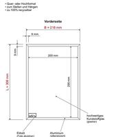 Maul 1945405 Wissellijst (b x h) 21 cm x 30 cm Zilver - thumbnail