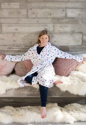 Badjas met sterretjes-xl