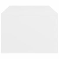 Salontafel 100x50,5x35 cm bewerkt hout wit - thumbnail