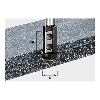 Festool Accessoires Keermes-kantenfrees HW schacht 12 mm HW S12 D21/30WM - 491120