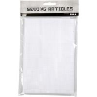 Creativ Company Aida, afm 50x50 cm, 43 vierkanten per 10 cm, wit, 1 stuk - thumbnail