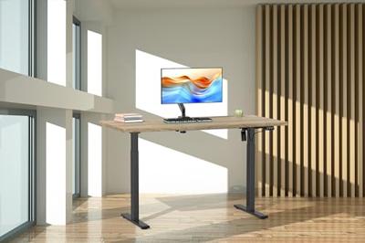 VCM Elektrisch verstelbaar bureau E-Lona (Sonoma eiken/zwart, 110 x 50 cm) VCM Elektrisch verstelbaar bureau E-Lona (Sonoma eiken/zwart, 110 x 50 cm)