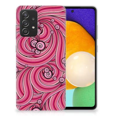 Samsung Galaxy A52 (5G/4G) | Hoesje maken | Swirl Pink Samsung Galaxy A52 (5G/4G) | Hoesje maken | Swirl Pink