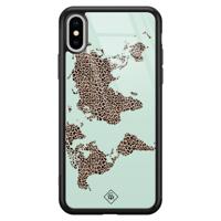 iPhone XS Max glazen hardcase - Wild world - thumbnail