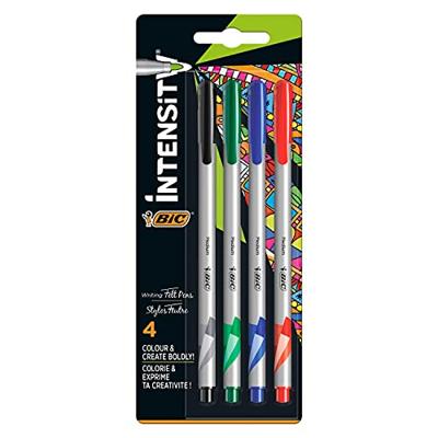BIC intensity fineliners medium, 4st.