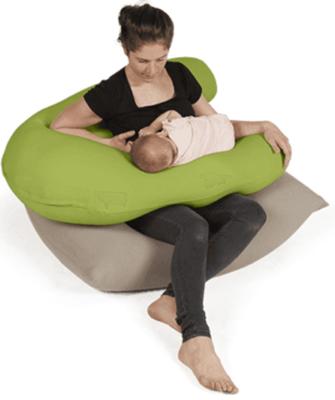 Terapy Uli voedingskussen - Groen | 100cm x 80cm x 30cm