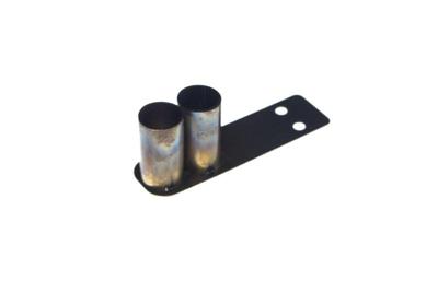 Dubbele RVS uitlaat met LED