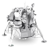Eureka metal earth apollo lunar module zilver editie - thumbnail
