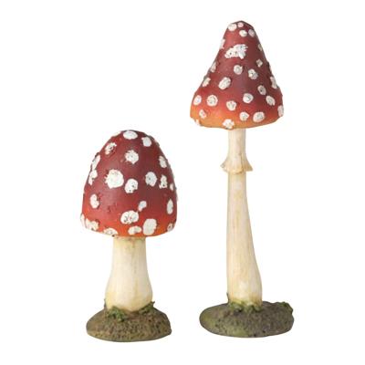 Boltze Home Beeld paddenstoel h12cm