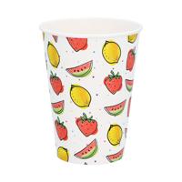 Set Bekertjes Fruit Print 210ml (8st) - thumbnail