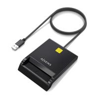 Kaartlezer Extern DNI Aisens ASCR-SN06-BK Zwart - thumbnail