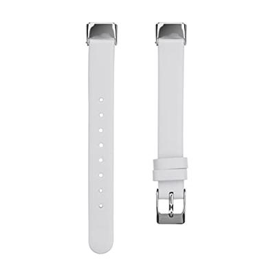 Fitbit Luxe - Leren bandje - Maat: Large - Wit Fitbit Luxe - Leren bandje - Maat: Large - Wit