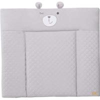 Verschoonmat - ROBA - Sammy Bear Face - 85 x 75 cm - Grijs - thumbnail