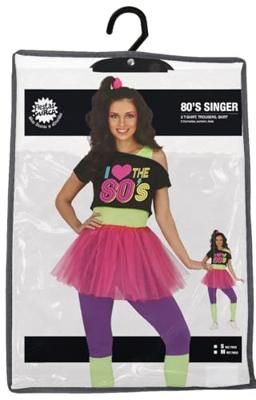 Jaren 80 Zangeres Kostuum Dames