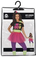 Jaren 80 Zangeres Kostuum Dames - thumbnail